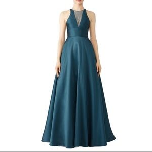 NYE Elegant Teal Evening Gown